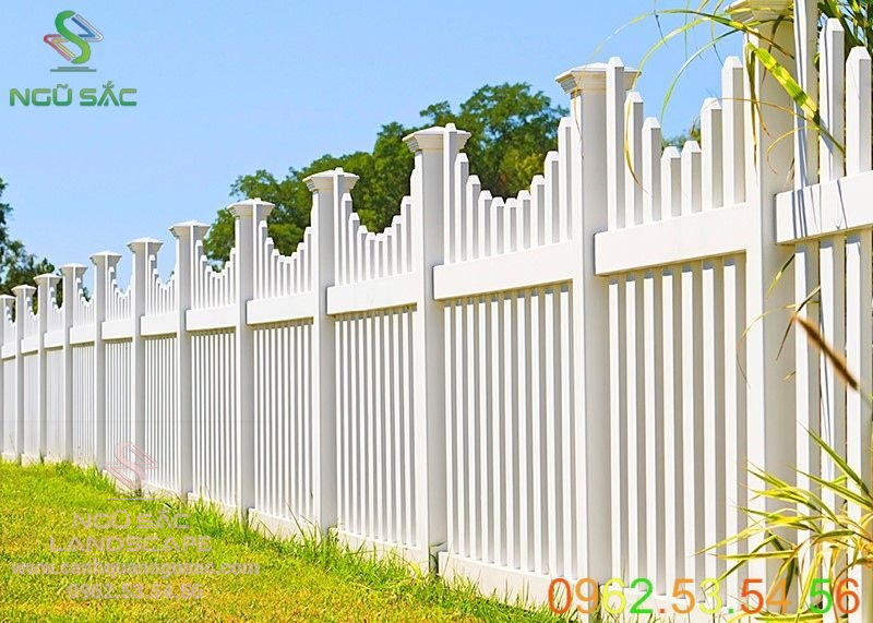 Mẫu hàng rào đẹp cho sân vườn 