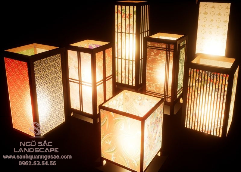Các mẫu đèn lồng Nhật Bản