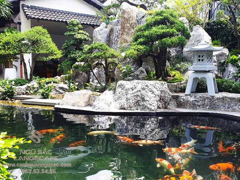 Quán cafe Zen Koi Garden