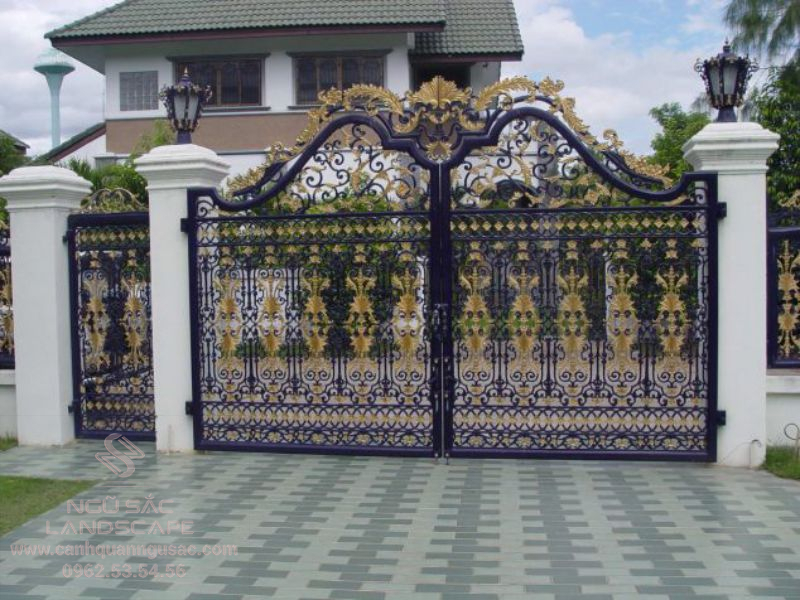 Ngũ Sắc chuyên cung cấp các loại cổng - rào cho nhà phố, biệt thự, thiết kế theo yêu cầu